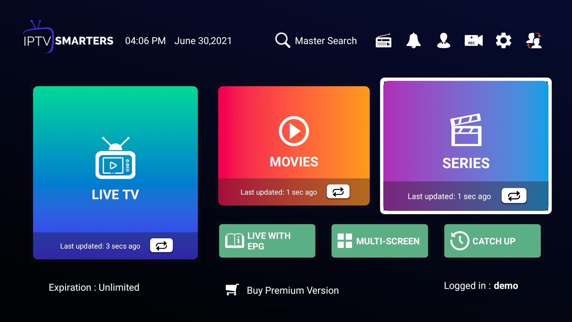 Firestick 16 dashboad